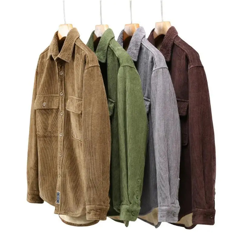 JULIAN™ | CASUAL CORDUROY OVERHEMD MET FLEECE