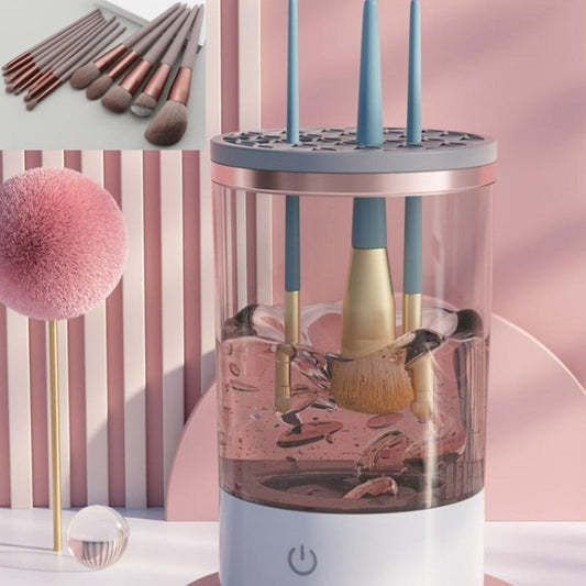Elektrische make-up kwastenreiniger + GRATIS 13-delige make-up kwastenset
