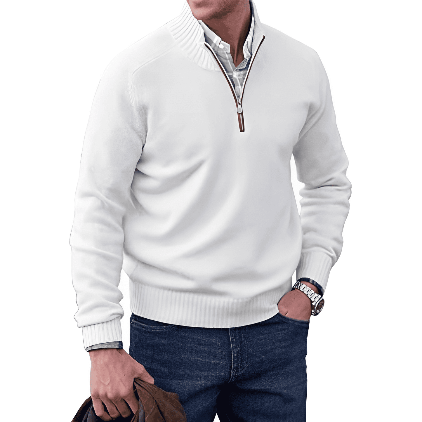 Edward™ Zip-Sweater | 1+1 GRATIS