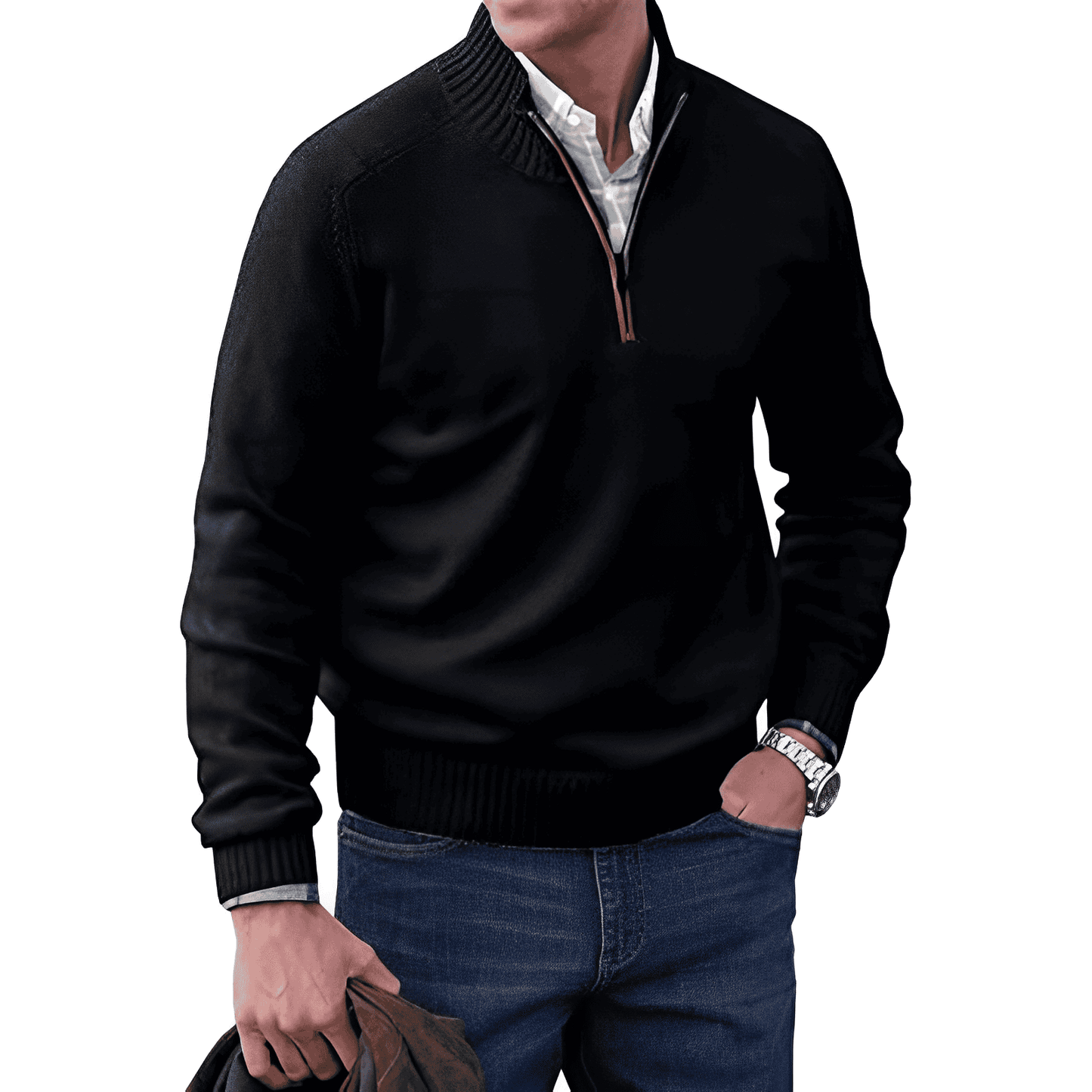 Edward™ Zip-Sweater | 1+1 GRATIS