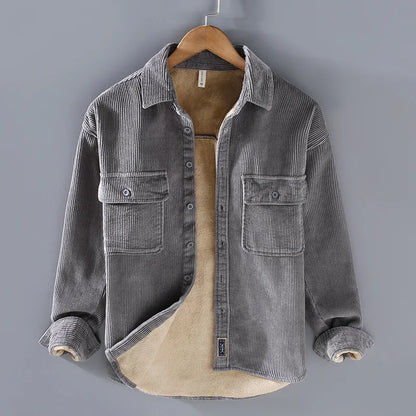 JULIAN™ | CASUAL CORDUROY OVERHEMD MET FLEECE
