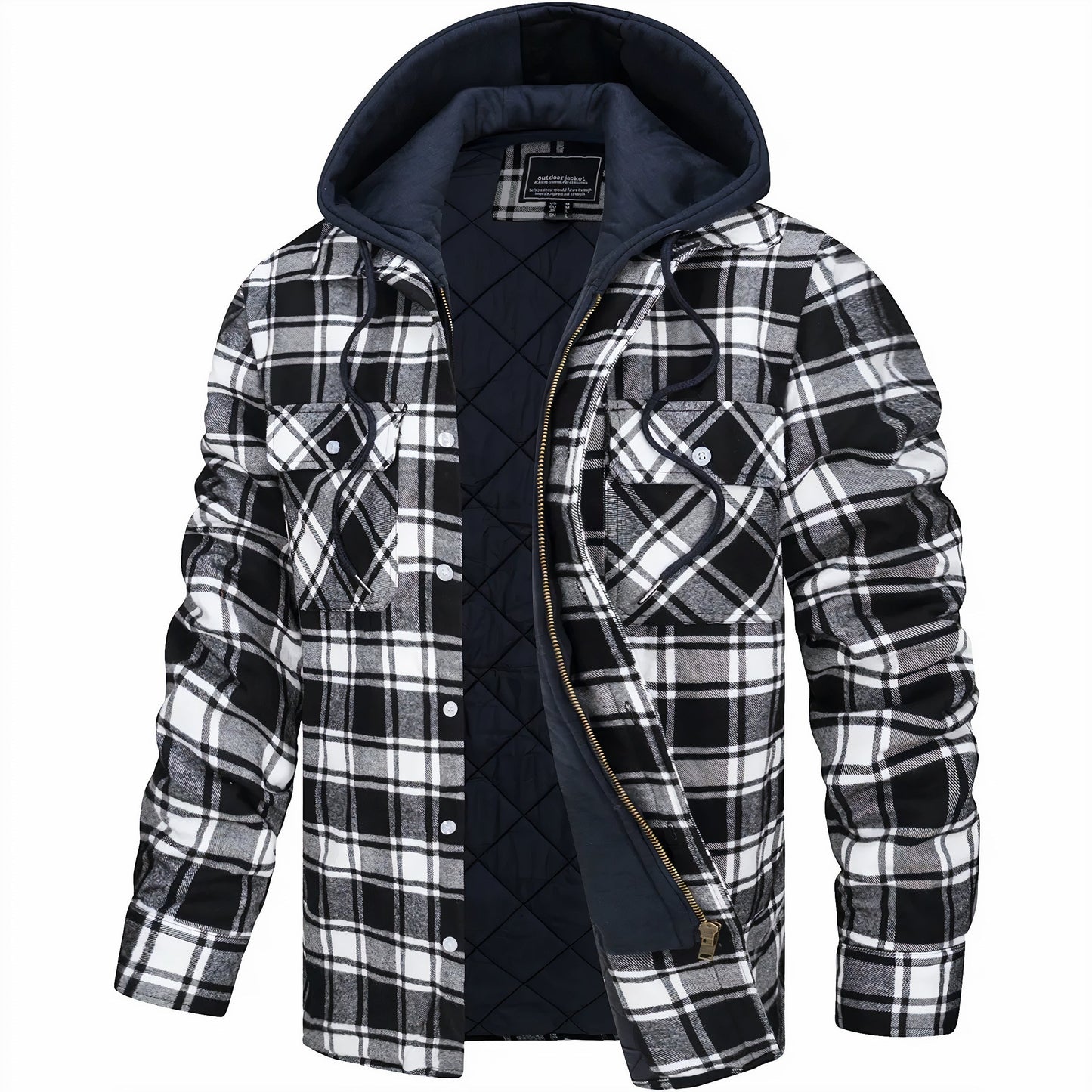 Finn® - Stijlvolle Geruite Winterjas