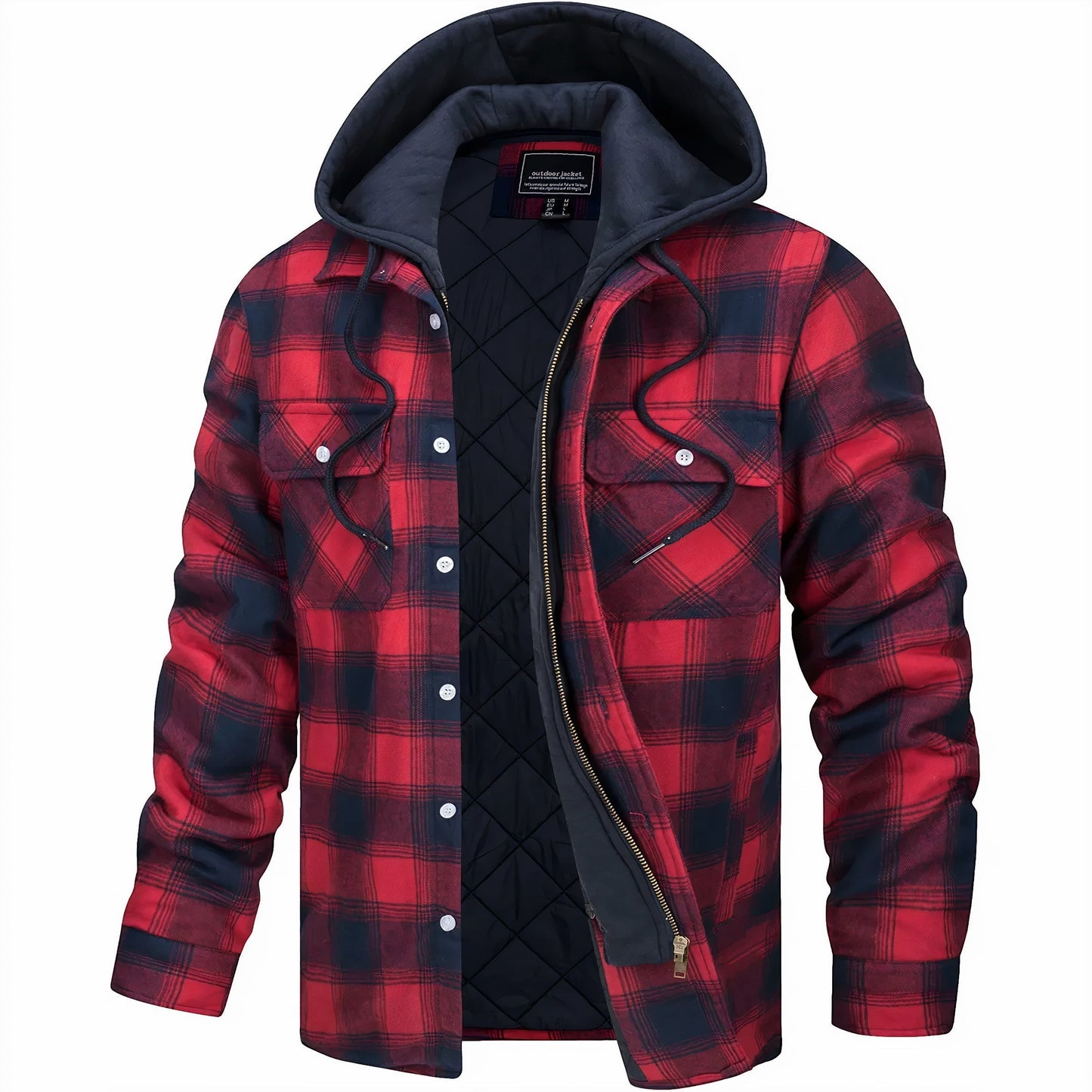 Finn® - Stijlvolle Geruite Winterjas